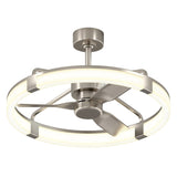 Artika Sunnyvale 28” LED Fandelier Ceiling Fan with Light and Remote, Dimmable Low Profile Modern Ceiling Fan