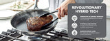 GreenPan Spectra Hybrid Ceramic Nonstick Frypan Set, 3-pc, Induction Compatible