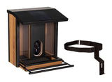 Evergreen Solar Camera Bird Feeder - Smart Bird Feeder with Solar Wi-Fi Camera