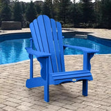 Leisure Line Classic Adirondack Chair by Tangent – Recycled HDPE Outdoor Patio Chair, All-Weather UV-Resistant Adirondack Chair