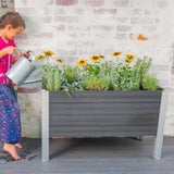 Vita Urbana Greens Elevated Garden Planter – Raised Vinyl Bed for Small Spaces
