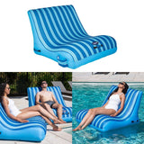 Aqua Oversized Floating Pool Chair for Adults, 45-Inch Air Mesh Pool Float