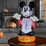 Disney Halloween Light Up Lantern, Spinning Glitter Countertop Mantel Sculpture