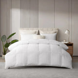 Hotel Grand 500 Thread Count White Down Comforter, All-Season 650 Fill Power