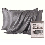 NIGHT 100% Mulberry Silk Pillowcases, 2-Pack – 22 Momme Grade 6A