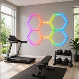 Westinghouse 190W RGB LED Hexagon Light Kit, 24 Tubes Music Sync Garage Ceiling