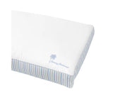 Tommy Bahama Haven Stripe Pillow 2-Pack – Medium-Firm Bed Pillows with 100% Cotton Cover