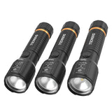 Duracell 1600 Lumen Hybrid LED Flashlights, USB-C Rechargeable or AAA, 3-Pack