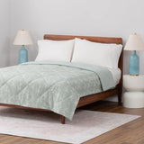 Berkshire Twin Microfiber Blanket Reversible Herringbone Down Alternative 66x96