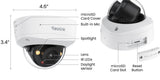 Reolink NVS8-8MV4 4K PoE Security Camera System, 8-Channel NVR, 2TB & 4 Cameras