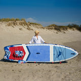 Tommy Bahama Marlin 11'6" 2-in-1 Inflatable Paddle Board & Kayak Package