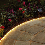 Mainstays 150-Light 24 ft Solar Warm & Multicolor Outdoor Rope Lights