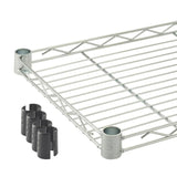 TRINITY Basics EcoStorage Pantry Rack with Wheels – 5-Tier Narrow Rolling Chrome Steel Storage Rack