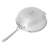 Henckels Paradigm Ceramic 12-Inch Stainless Steel Dual Performance Wok with Glass Lid