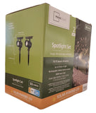 Mainstays 2 pack 60 Lumens Spotlight Set, 3000K Solar LED Landscape Spot Light