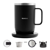 Nuwave Hot Brew Self-Heating Travel Mug with LED Display and Brewing System