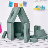 Yourigami Kids Convertible Play Fort Modular Foam Cushions