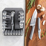 Cangshan Olympus Series German Steel Forged 23-Piece Knife Block Set