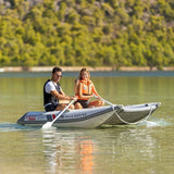 Aqua Marina Aircat 11' Inflatable Boat - 5 Person Military Grade PVC Catamaran