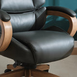 Henredon Adrano Big & Tall Executive Office Chair, High Back with Memory Foam