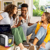 Singing Machine My Cube Studio Bluetooth Karaoke System with 2 Wireless Microph