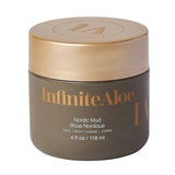InfiniteAloe Nordic Mud Face and Body Mask, 2-Piece Set, 4 oz Each Total 8 oz