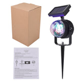 Christmas Snowflake LED Moving Snowfall Rainbow Projector Light