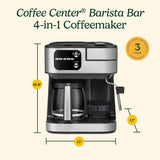 Cuisinart Coffee Center Barista Bar 4-in-1 Coffee Maker, Single-Serve Pods