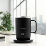 Nuwave Hot Brew Self-Heating Travel Mug with LED Display and Brewing System