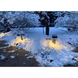 Mainstays Solar Modern Edge LED Pathway Lights, 6-Pack, 15 lm Warm White 15.75"H