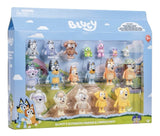 Bluey Ultimate Friends & Family Mini Figures – 14 Characters Plus 4 Toy Figures, 2.5–3"