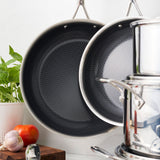 Henckels 11-Piece Stainless Steel Ceramic Nonstick Cookware Set Induction Safe
