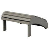 Leisure Line Adirondack Footstool by Tangent – Recycled Plastic Outdoor Ottoman, Weather Resistant HDPE Patio Footrest