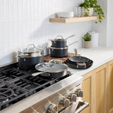 All-Clad 12-Pc Ceramic Nonstick Cookware Set HA1 ProStack Hard-Anodized Aluminum