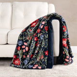 Life Comfort 60"x70" Ultimate Textured Throw, Reversible Ribbed Plush & Faux Fur