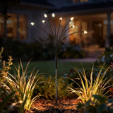 Sol-R-Brite Solar 32 LED Firefly Landscape Lights Set - 4 Stake Lights and Panel