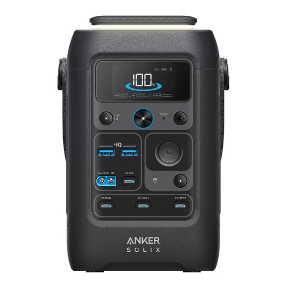 Anker SOLIX C300X DC Portable Power Station Generator with 100W Fast Charger