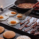5-Piece 24" Made In Carbon Steel Griddle & Stainless Steel Grill Press Set