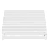 Leisure Line Adirondack Footstool by Tangent – Recycled Plastic Outdoor Ottoman, Weather Resistant HDPE Patio Footrest