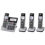 Panasonic KX-TG994SK DECT 6.0 Bluetooth 4-Handset Cordless Phone Bundle