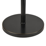 Bridgeport Designs Everett Downbridge Floor Lamp – Adjustable Reading Lamp with Linen Shade, Light Diffuser & LED Bulb