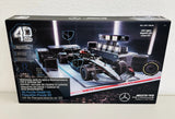 Spinmaste 4D Build Mercedes W15 Garage Set 3D Puzzle Model Kit with LEDs, 253 Pc