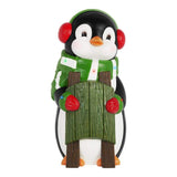 2.5 Ft H LED Christmas Figurines Holiday Porch Greeter, Blow Mold Welcome Greeter