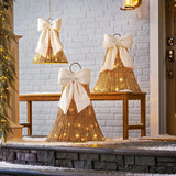 Member’s Mark 3-Piece Pre-Lit Woven Bell Set with 130 Twinkling LED Lights