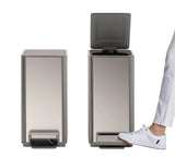 KOHLER 6L Step Trash Can 2-Pack – Stainless Steel Bathroom Trash Bin