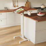 23.6" Northridge Home Versalift Mobile Adjustable-Height Desk – Tilting Top, Pneumatic Pedal & Locking Casters