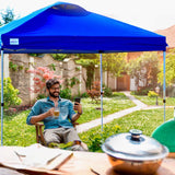 POPUP-SHADE 10' × 10' Instant Canopy with One-Person Setup and Wheeled Carry Bag