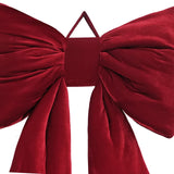 Member’s Mark 46" Oversized Velvet Christmas Door Bow, Red, Green or Tartan Plaid