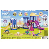 Bluey’s Playdate Playground Set – 24-Piece, 10 Figures, Slides, Swings, Sandbox