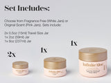 InfiniteAloe Complete Skin Care 4-piece Introductory Set, 8 oz+2 oz+2*0.5 oz Jar